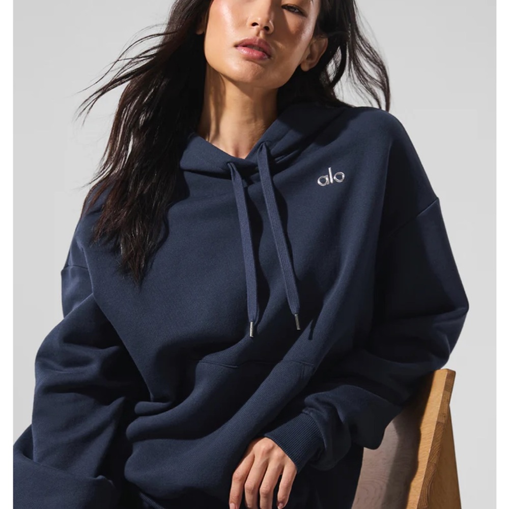 ALO Yoga Women's Dark Blue Hoodie